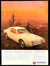 Studebaker Avanti 2-Door Coupe Original 1963 Vintage Print AD picture