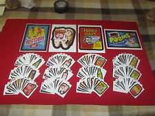 WACKY PACKAGES OLD SCHOOL 1 2 3 & 4 COMPLETE SETS & PUZZLES   @@   RARE   @@ picture