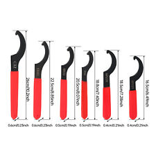 6Pcs Hook Wrenches Tools Set C-Shape Spanner Wrench Universal Half Moon dabJY picture