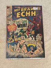 not BRAND ECHH #4 (RAW 6.0 MARVEL 1967-1969) Key 1st Stan Lee. Kirby picture
