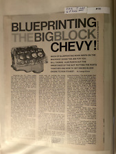 LBVETTE155 Article Corvette Engine Blueprinting Big Block Chevy 6 pg L88 1967-69 picture