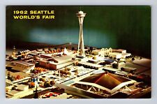 Seattle WA-Washington, Advertising For 1962 World's Fair, Vintage Postcard picture