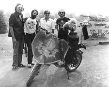 Knightriders director George A. Romero on set with crew 8x10 inch photo picture