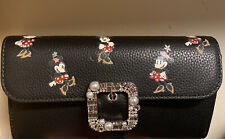 Disney Kate Spade Minnie Mouse Clutch Purse Crossbody Bag Pearl Buckle -New picture