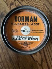 Vintage Dorman VU Parts Canister VU-25 ALLEN SET SCREWS picture