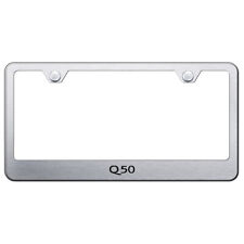 Infiniti Q50 Brushed License Plate Frame, Officially Licensed Product picture