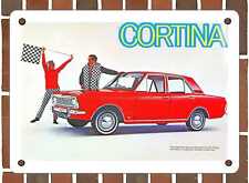 METAL SIGN - 1968 Cortina GT - 10x14 Inches picture