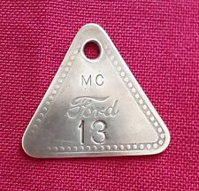 FORD MT. CLEMENS TOOL CHECK TAG BADGE LOW NUMBER 13 picture