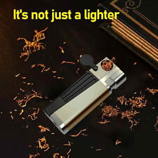 Portable Hitter Lighter 2 in 1 Metal Lighter rotatable Tube Soft Flame Lighter picture