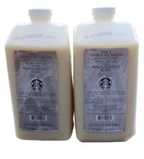  2 X Starbucks WHITE CHOCOLATE MOCHA Flavoured Syrup Base 1.86L BB May 31, 2024 picture