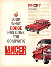 1960 Vintage ad Dodge Lancer retro car Auto Vehicle Red Wagon 2-pgs   03/07/24 picture