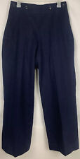 Vintage Military Pants Army Bawi 30x29 Adjustable Waist Wool Dark Blue Rare picture