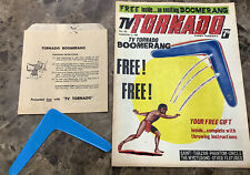 February 17, 1968 TV Tornado Magazine W/ TV Tornado Boomerang picture