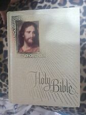 HOLY BIBLE : Fireside Family Edition (1972-1973– New American Bible CATHOLIC Big picture