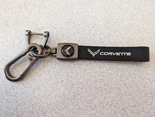 Genuine Leather Car Keychain Fit for Corvette C4 C6 C5 C7 C8 Car Key Chain picture