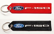 F-150 Ford Truck Keychain Key Tag Double Sided Embroidery 4x4 FOB Locator USA picture