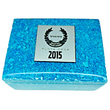 2015 Volvo Automobile Salesperson Blue Apatite Cedar box for sales leader award picture