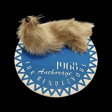 1968 Anchorage Fur Rendezvous Rondy Pin Seal picture