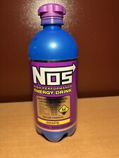 Nos Energy Drink Grape 22 Oz Bottle Empty Rare picture