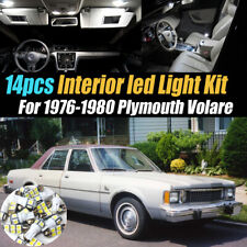 14Pc Car Interior LED Super White Light Bulb Kit for 1976-1980 Plymouth Volare picture