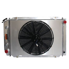 3 Row Fit 1979-1993 Ford Fairmont Mustang LTD SPAWON Radiator & Fan Shroud AT MT picture