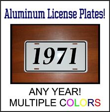 1971 LICENSE PLATE CAMARO MUSTANG CORVETTE 442 CHEVELLE GTO TRANS AM YEAR picture