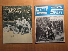 Two 1961 & 1963 Vintage Motorcycle Magazines $12 picture