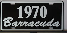 METAL LICENSE PLATE 1970 BARRACUDA FITS PLYMOUTH E BODY MOPAR GRAN COUPE 340 383 picture