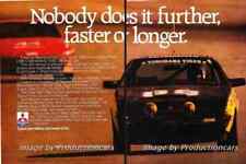 1985 Mitsubishi Starion Turbo Champ 2-page Advertisement Print Art Car Ad J751 picture