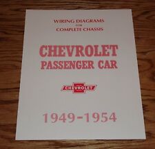 1949-1954 Chevrolet Passenger Car Wiring Diagrams for Complete Chassis 50 51 52 picture