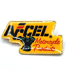 VTG Accel Motorcycle Products Lapel Hat Jacket Vest Pin EXUC picture