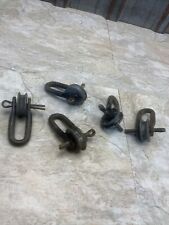 5￼ Unique, Vintage Small￼ Pulleys Steampunk Art Craft Hardware picture