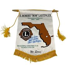 2003 to 2005 Lions Club International Banner Florida District Bob Lastinger picture