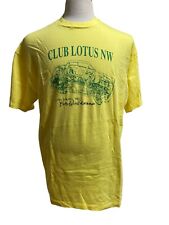 Vintage CLUB LOTUS NW Signed T Shirt BOB WINKLEMANN Lotus Cortina MK1 MK2 Sz XL picture