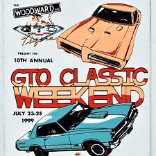 1999 GTO Classic Weekend Car Show Woodward Avenue Pontiac Detroit Michigan picture