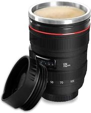 Camera Mug 12oz Funny Lens Mugs Cars Coffee Cups with Lid Insulated Tumbler Xmas picture
