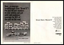 1966 Ford Autolite Brand X Auto Parts Point And Condenser Boxes 2-Page Print Ad picture