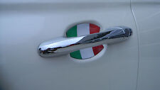 ITALIAN FLAG AUTO ACCESSORY DOOR HANDLE PAINT SCRATCH COVER GUARD FIT ALL 2PK picture