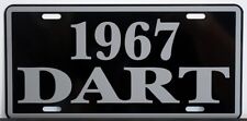 1967 67 DART METAL LICENSE PLATE FITS DODG 170 270 GT CONVERTIBLE 340 383 GTS picture