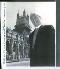 Bishop David Bentley, outside Gloucester Cathed... - Vintage Photograph 2734621 picture