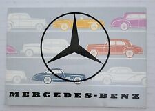 1954 Mercedes Benz Full Line Showroom Advertising Sales Brochure - 300SL -German picture