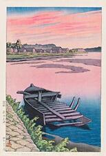 Poster Akita-Tsuchizaki Hasui Kawase Reproduction Not Framed from Japan picture