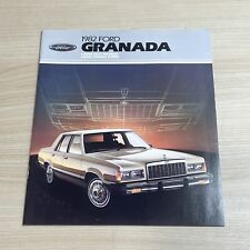1982 Ford Granada Factory Dealer Sales Advertising Brochure picture