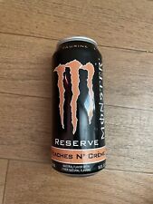 UNRELEASED Monster Energy Peaches N’ Créme Sales Sample Can 16oz Full picture