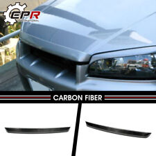 For Nissan Skyline R34 GTT Typ-R Carbon Fiber Front Bonnet Hood Lip Trim picture