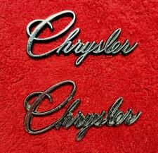 MOPAR Chrysler Cordoba Trunk Emblem SET Vintage 1975-7 #3811390 CHRYSLER CORDOBA picture