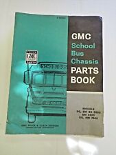 Original 1966 1967 GMC School Bus Parts Manual Book GM   picture