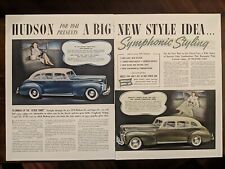 1940 vintage Hudson Six Sedan Pre WWll Era, Retro Vehicle   picture