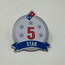 *RETIRED* Domino's Pizza Hat Pin 5 FIVE STAR OER INSPECTION  picture