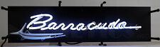 Neon Sign Barracuda 1968 1970 1972 Cuda 440 6 pack Lamp light Nameplate Badge picture